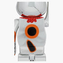 Bearbrick Lucky Cat Good Luck Ten Million Ryo 1000% Silver Plated