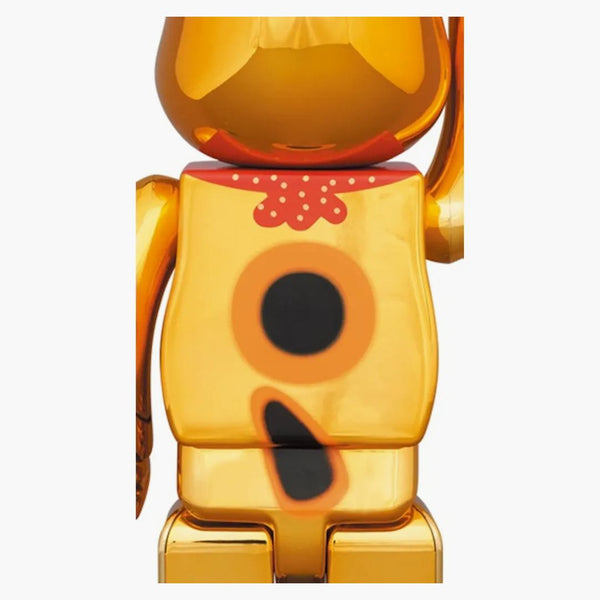 Bearbrick Lucky Cat Hodně štěstí deset milionů Ryo 100% a 400% set Gold Plated