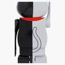 Bearbrick Lucky Cat Money Luck White X Bendición Black 1000