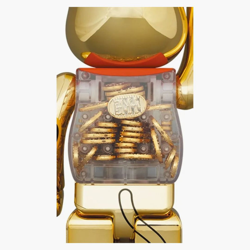 Bearbrick Lucky Cat Oval 100% e 400% Set