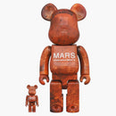 Bearbrick Mars 100% & 400% Set