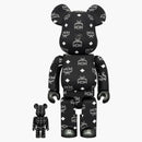 Bearbrick McM 100% & 400% set black