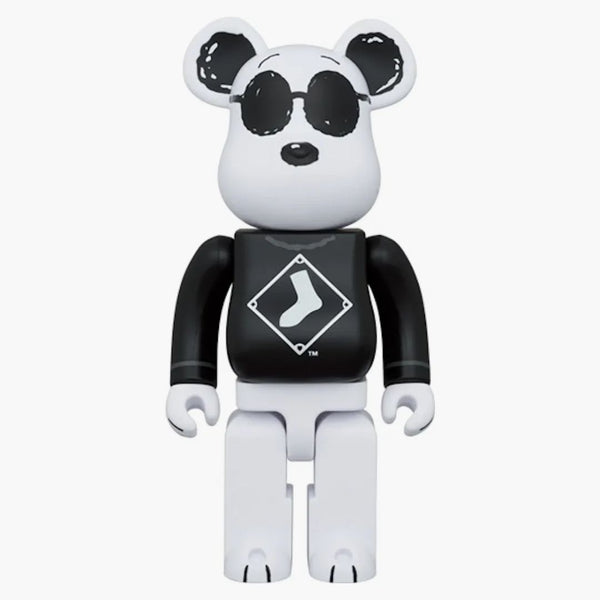 Bearbrick Mlb X Peanuts Snoopy (white Sox) 1000%