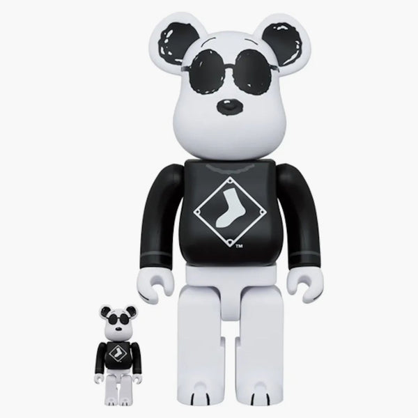 Bearbrick MLB x arašídy Snoopy (White Sox) 100% a 400% sada
