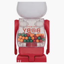 Bearbrick My First Be@rbrick Jester Ver. 100% & 400% Set Red Multicolor