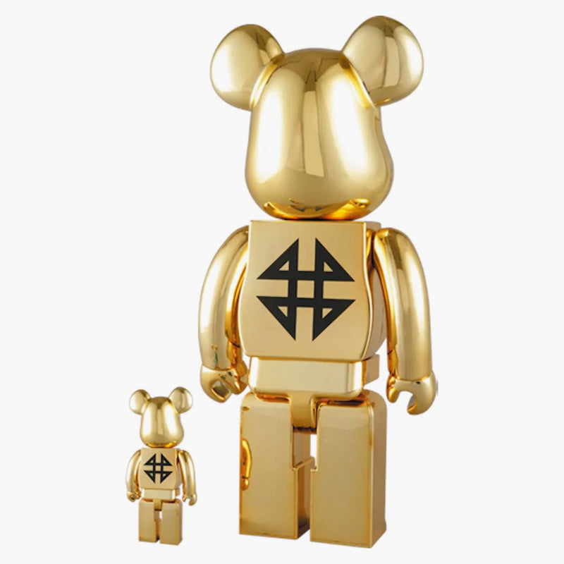 Bearbrick Madsaki 100% & 400% Set Gold