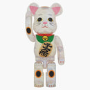 Bearbrick Maneki Neko 1000% Transparent Plating