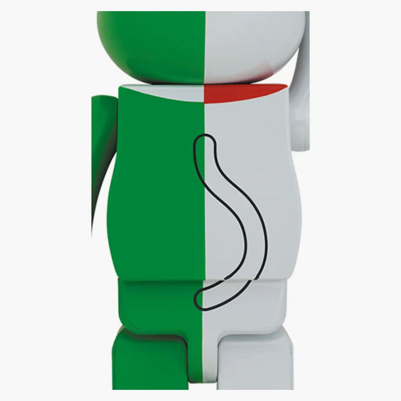 Bearbrick Maneki Neko 1000% bianco/verde