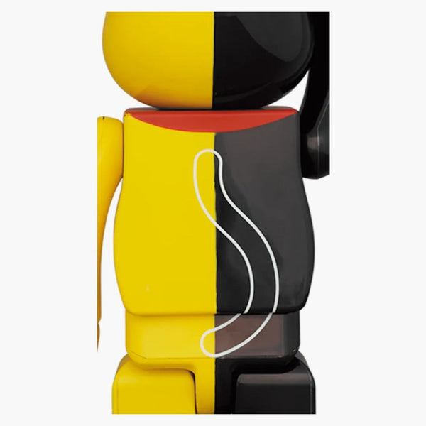 Bearbrick Maneki Neko 100% & 400% sada černá/žlutá