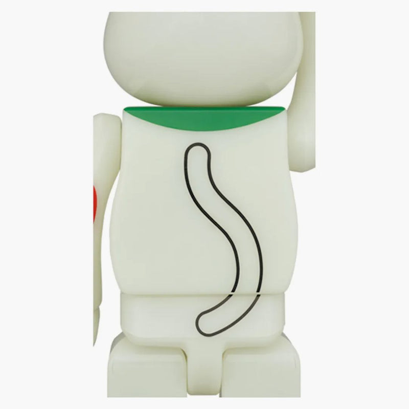 Bearbrick Maneki Neko Fukuiri Fosforcences Glow 400%