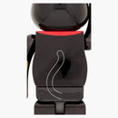 Bearbrick Maneki Neko Gold Luck 1000% Black Plated