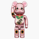 Bearbrick Maneki Neko Gold Plated 400%