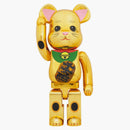 Bearbrick Maneki Neko Gold-Plated (Light-Up) 1000%