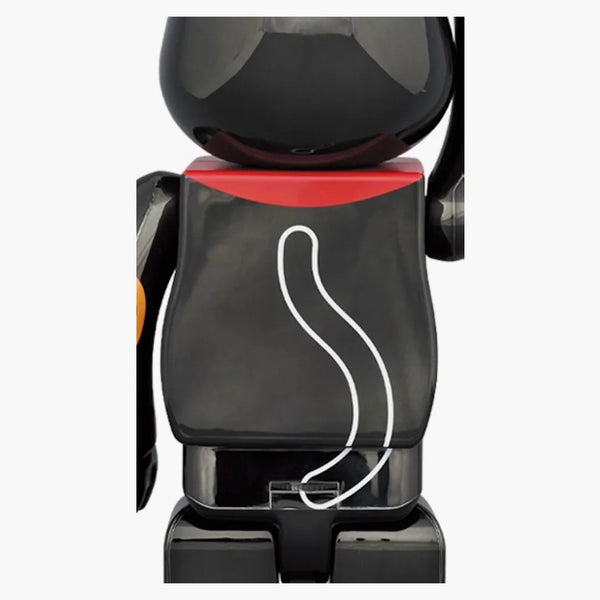 Bearbrick Maneki Neko Luminous 400% czarny plated