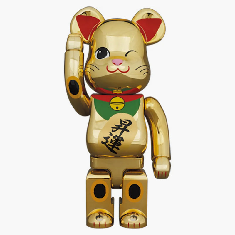 Bearbrick Maneki Neko Noboru 2 400% zlaté