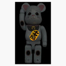 Bearbrick Maneki Neko White Plated Luminous 400%