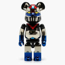 Bearbrick Medicom Super Alloyed Great Mazinger Gold Plated 200% Silver