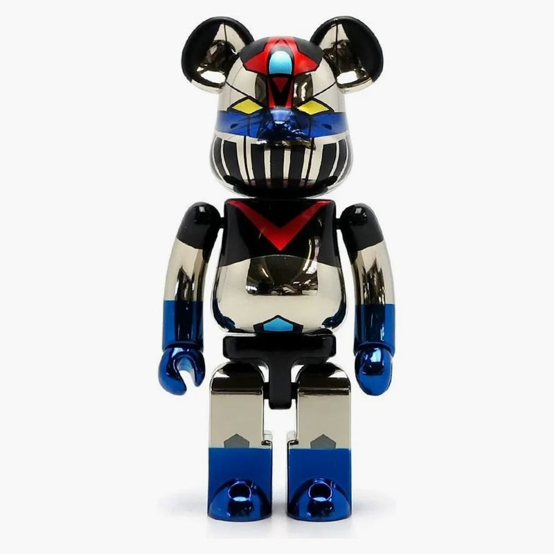 Bearbrick Medicom Super legata Great Mazinger Gold Plodato 200% Silver