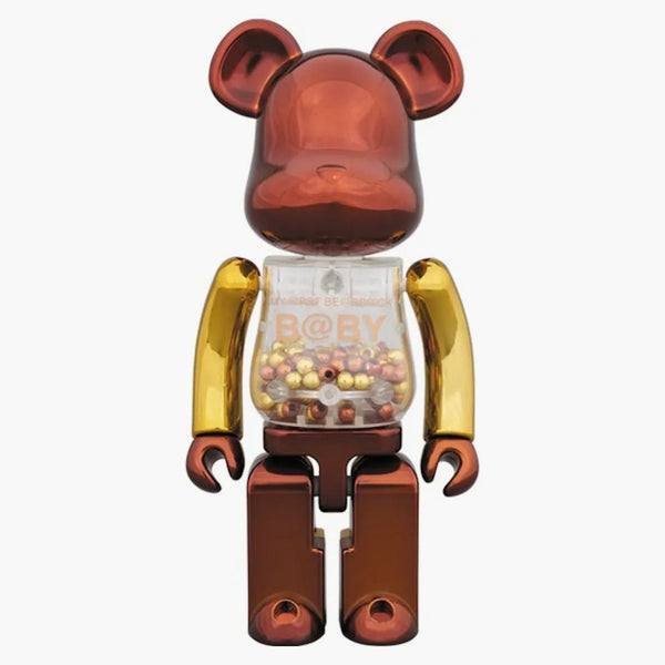 Bearbrick Medicom Super Alloyed My First Bearbrick Baby Steampunk 200% Brown