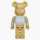 Bearbrick Medicom Toy Plus 1000% Gold Chrome