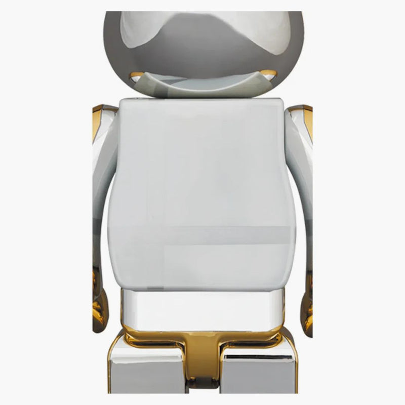 Hračka Bearbrick Medicom Plus 100% & 400% Set Gold Chrome Ver.