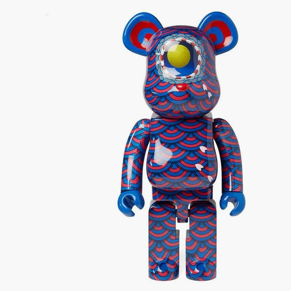 Bearbrick Medicom Yasuto Sasada Kujaku Peacock 1000% viola
