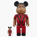 Bearbrick Michael Jackson Red Jacket 100% & 400% Set Red