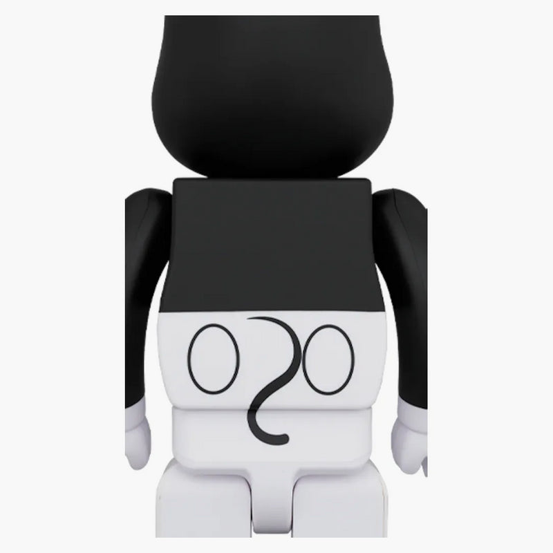 Bearbrick Mickey Mouse 2020 100% a 400% sada B&W ver.
