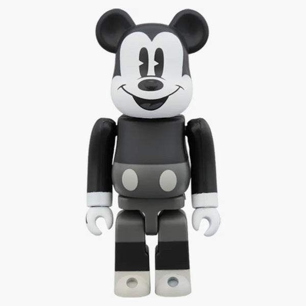 Bearbrick Mickey Mouse & Minnie Mouse (B&W ver.) 2 Pack 100% multi