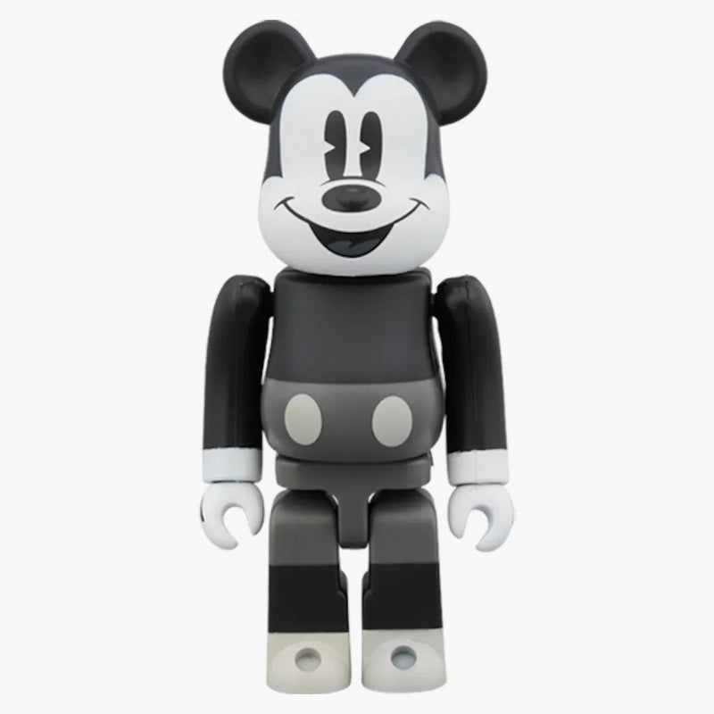 Bearbrick Mickey Mouse & Minnie Mouse (B&W ver.) 2 Pack 100% multi