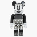 Bearbrick Mickey Mouse & Minnie Mouse (B&W Ver.) 2 Pack 100% Multi