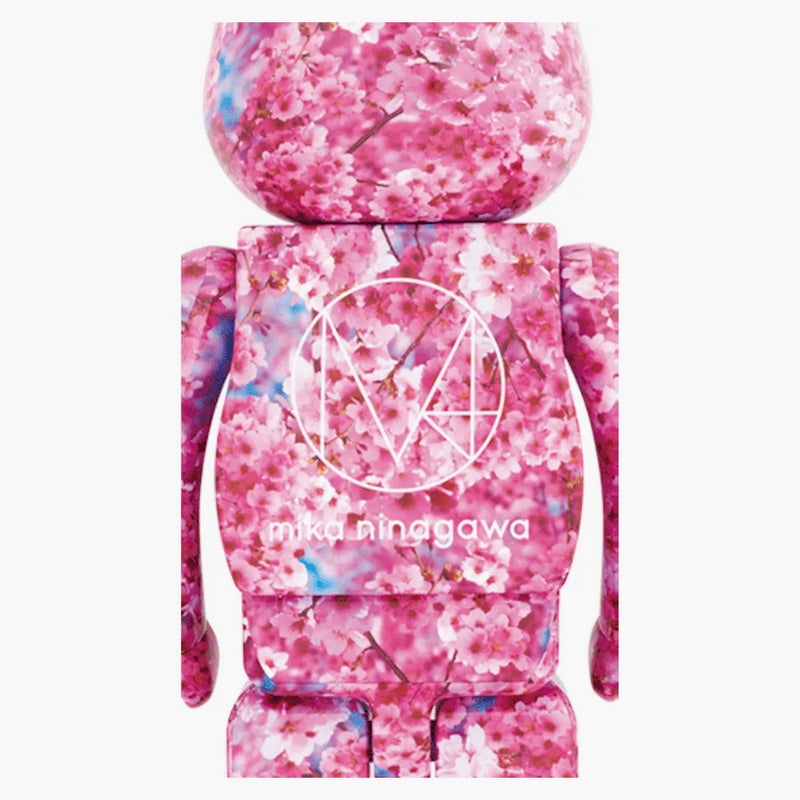 Bearbrick Mika Ninagawa Sakura 100% a 400% set růžová