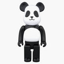Bearbrick Milk Panda Boy & Girl 400% Black/White