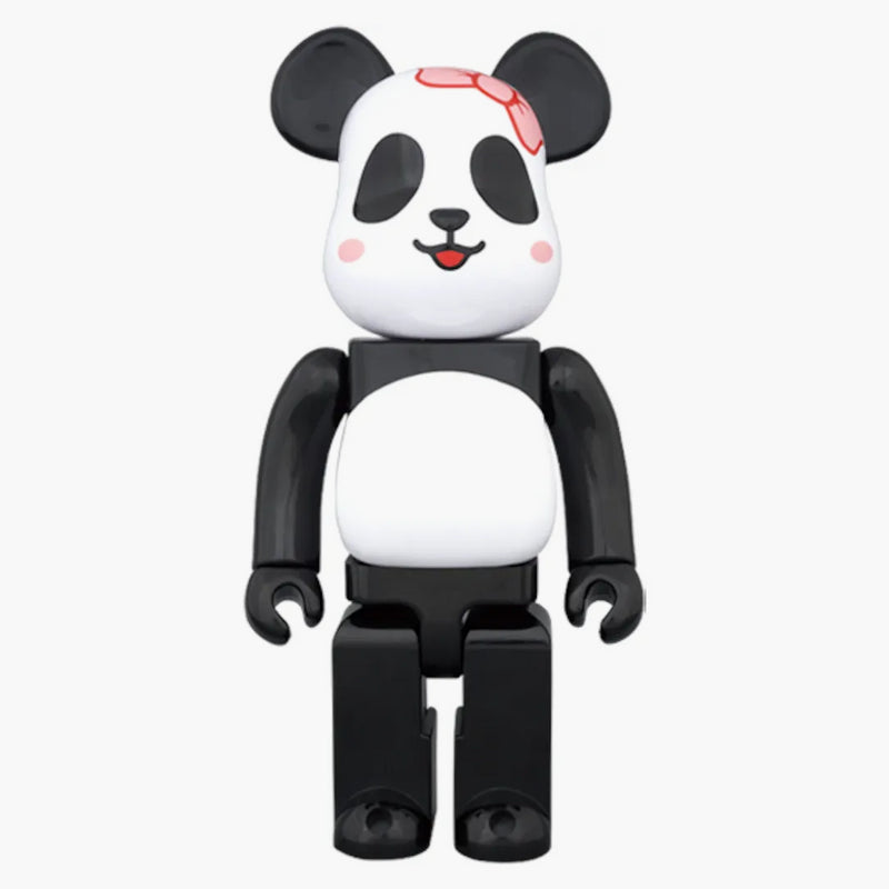 Boy & Girl BEARBRICK Milk Panda 400% nero/nero