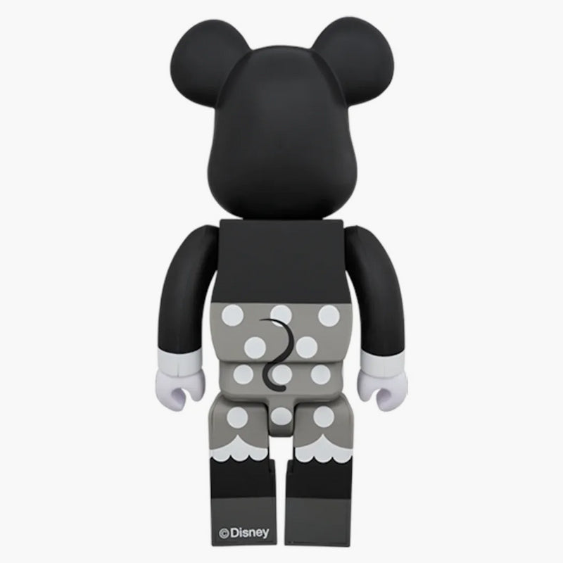 Bearbrick Minnie Mouse (b&w Ver.) 400% Black