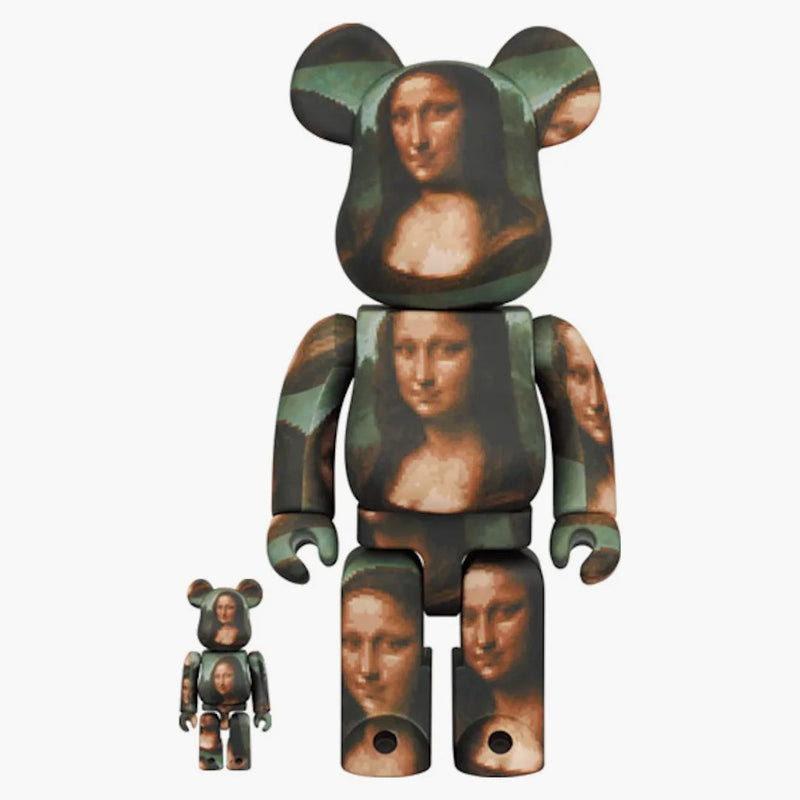 Bearbrick Mona Lisa Overdrive 100% & 400% sada