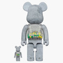 Bearbrick My First Baby “Concrete” 100% & 400% set