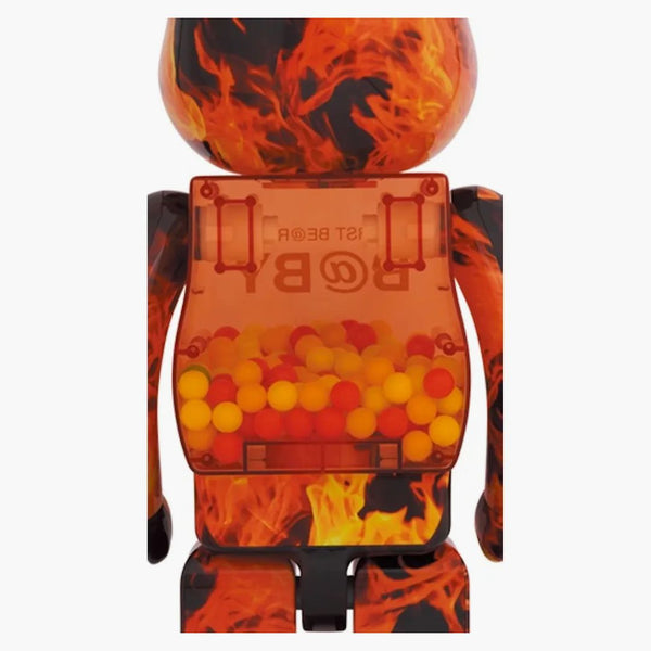 Bearbrick il mio primo bambino "fiamma" 1000%
