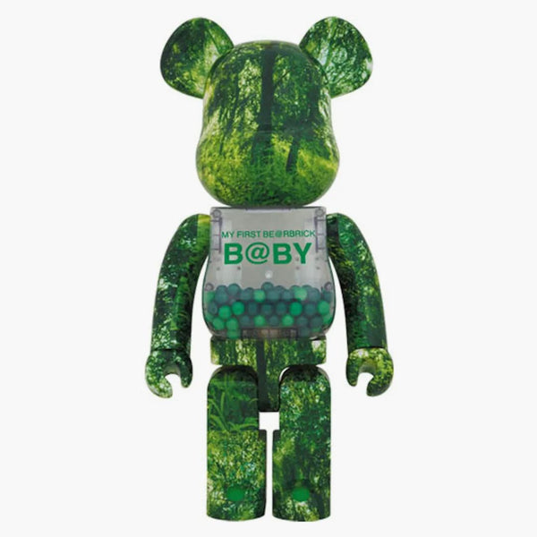 Bearbrick il mio primo bambino al 1000% verde foresta