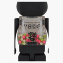 Bearbrick min första baby 1000% matt svart glöd