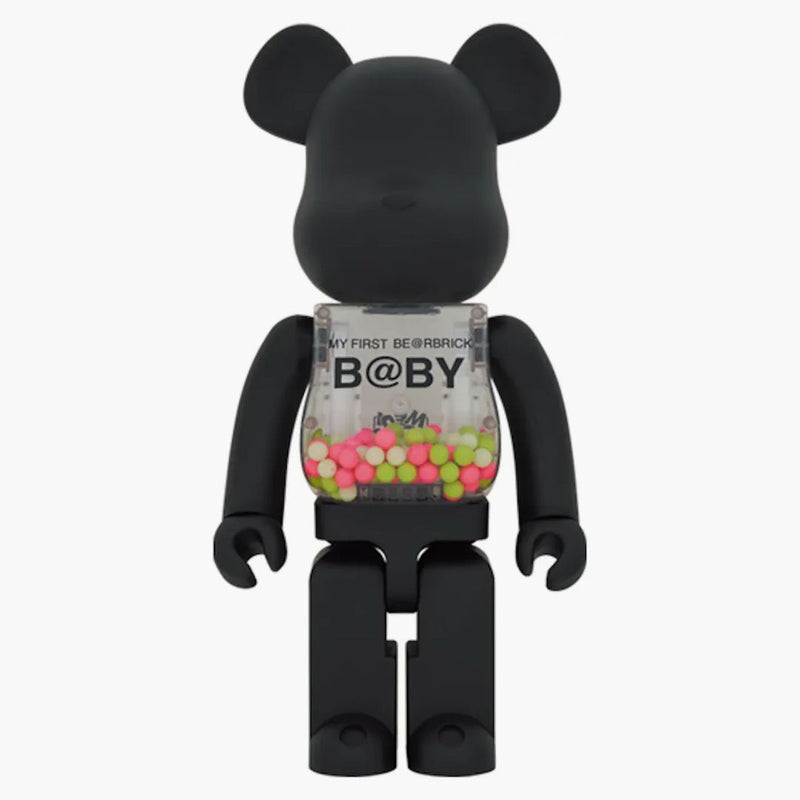 Bearbrick My First Baby 1000% Matte Black Glow