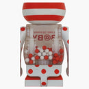 Bearbrick My First Baby 1000% Red & Silver Chrome Ver.