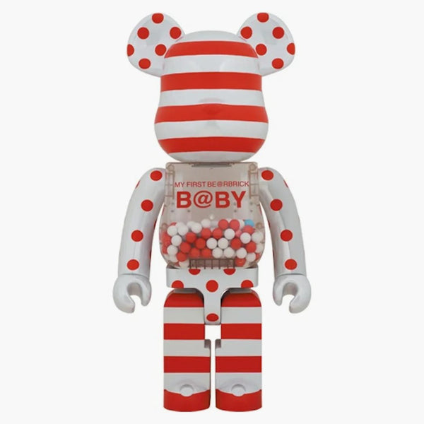 Bearbrick il mio primo bambino 1000% rosso e argento cromo ver.