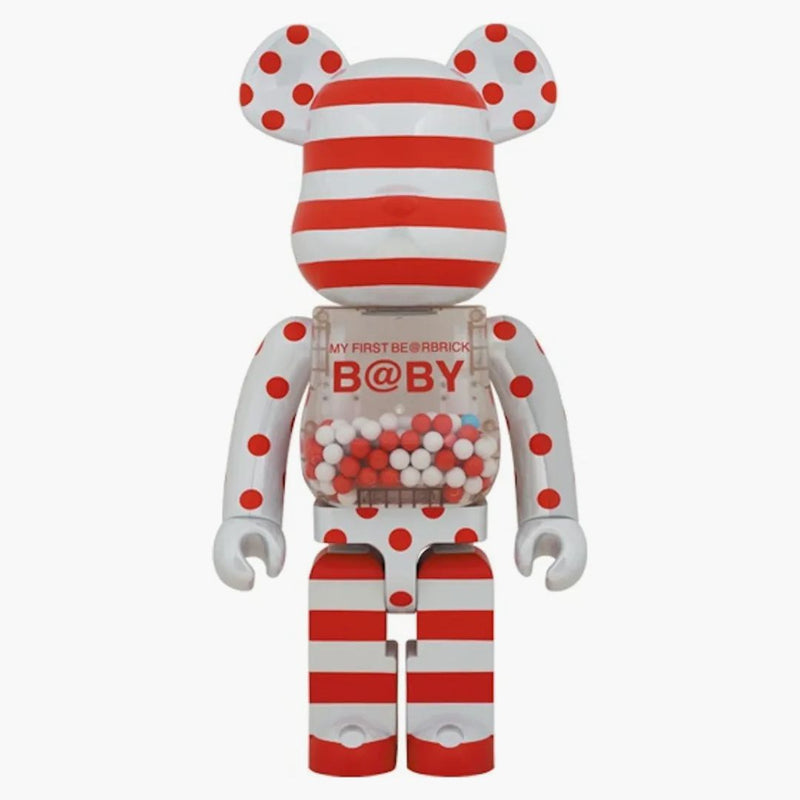 Bearbrick il mio primo bambino 1000% rosso e argento cromo ver.
