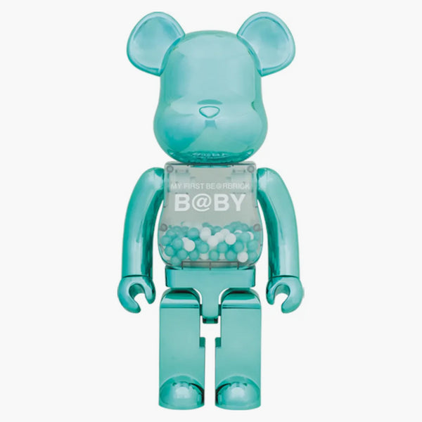 Bearbrick il mio primo bambino 1000% turchese