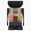 Bearbrick My First Baby 100% & 400% Set Matt Black Glow