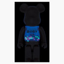 Bearbrick My First Baby 100% & 400% Set Matt Black Glow