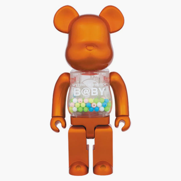Bearbrick moje první dítě 400% perla oranžová