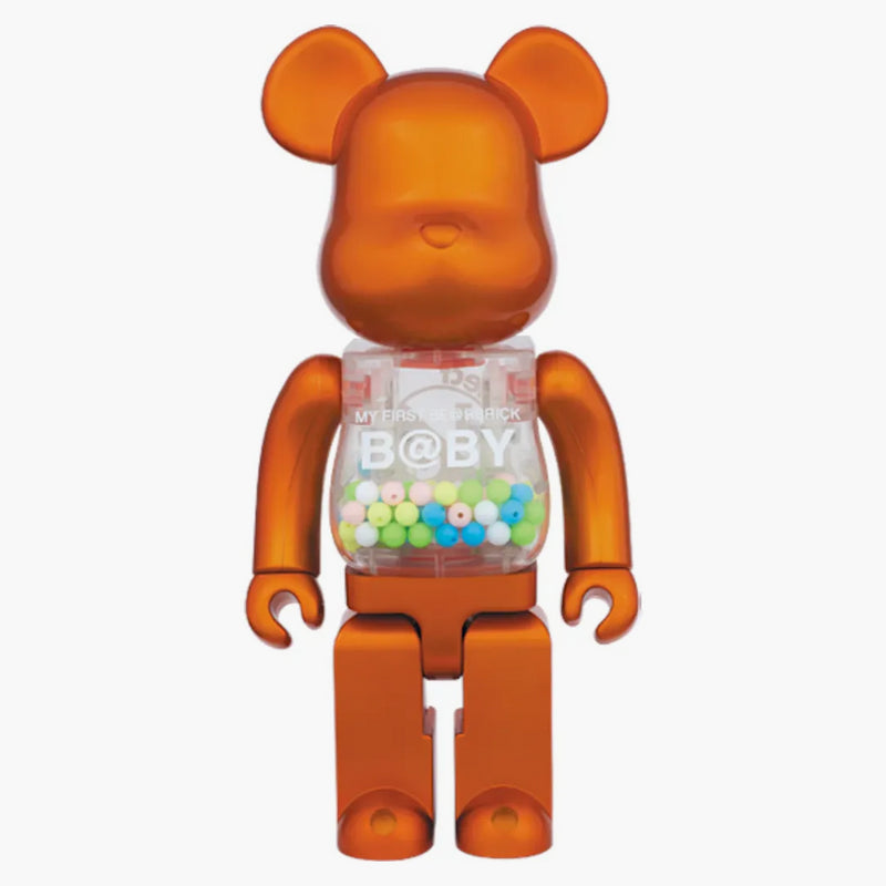 Bearbrick moje první dítě 400% perla oranžová