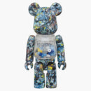 Bearbrick My First Baby Jackson Pollock Studio Ver. 100% & 400% set Multi